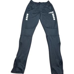 Capelli of New York Kids Black Joggers with White Accents